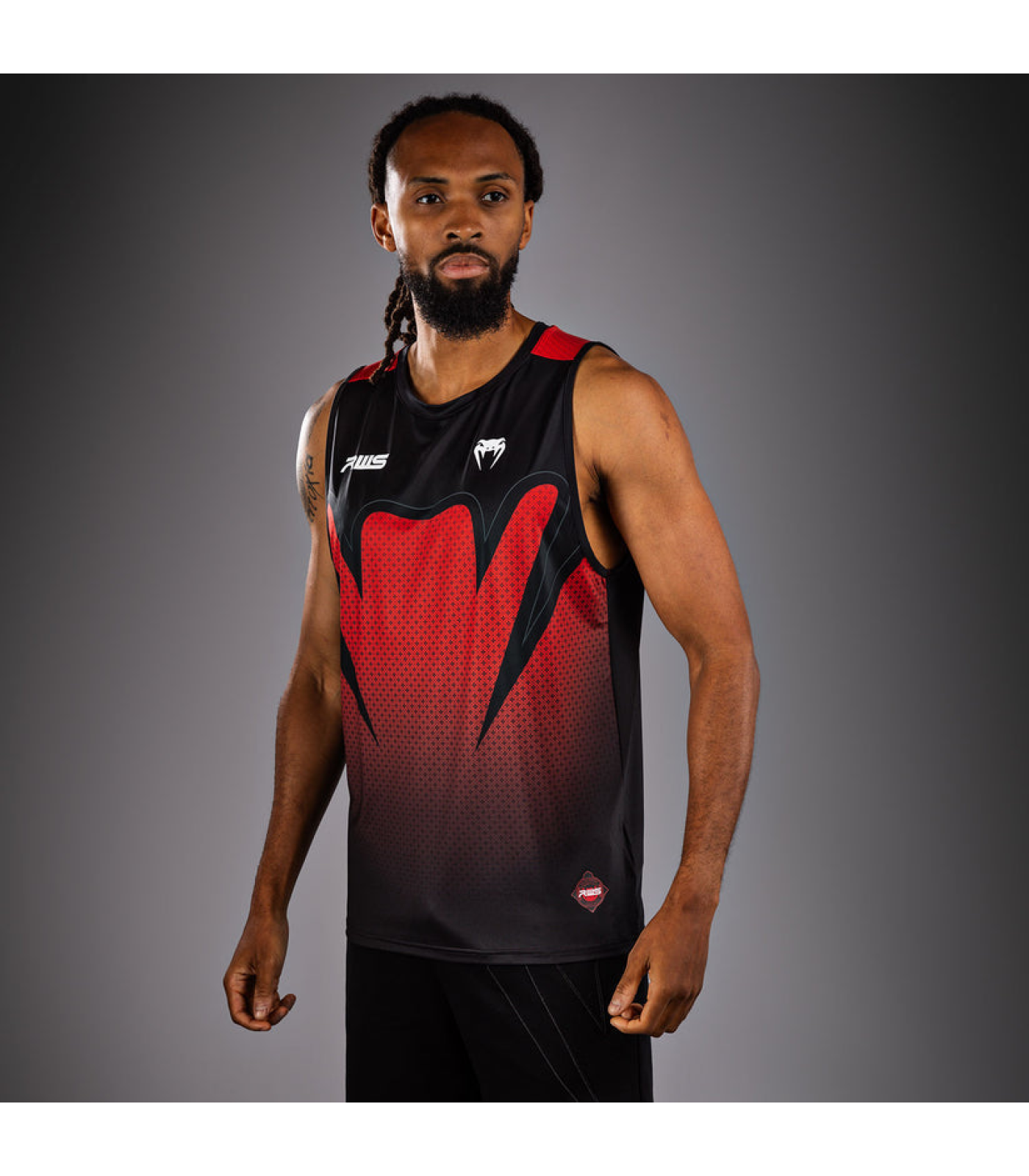 Потник -  Venum x RWS 2.0 Men’s Dry-Tech Tank Top - Black/Red​